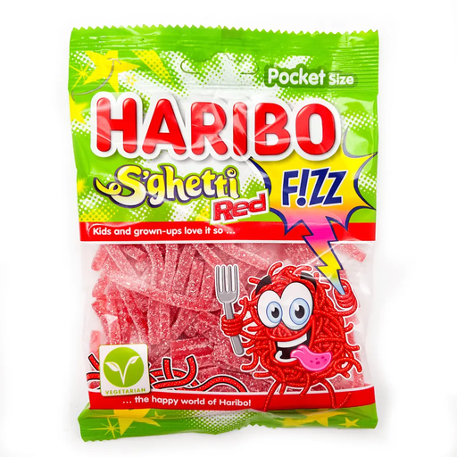 [SS001854] Haribo S'ghetti Red Fizz 70 g