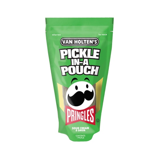 [SS001898] Van Holten's Pringles Sour Cream & Onion Pouch 142 g