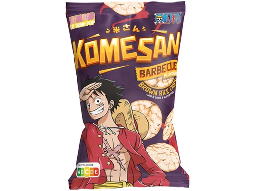 [SS001955] Ultra Pop Chips Riz Brun Bbq Komesan 60 g