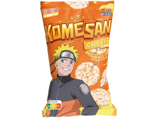 [SS001957] Ultra Pop Chips Riz Brun Crème Fromage Komesan 60 g