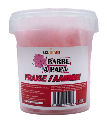 [SS002013] Barbe à Papa Bel'Gians Fraise 35 gr