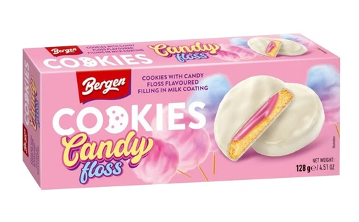 [SS002022] Bergen Candy Floss Cookies 128g
