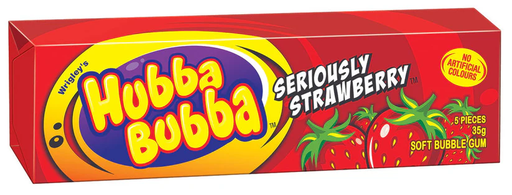 [SS002192] Hubba Bubba Strawberry 35g X 20