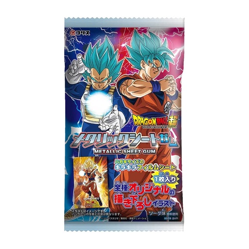 [8885] Coris Dragon Ball Metal Sheet Gum