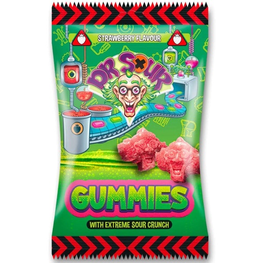 [503172] Dr. Sour Gummies Strawberry 200 G