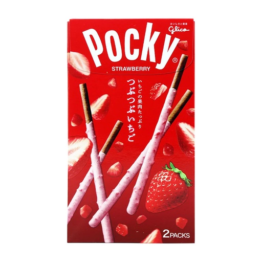 [6962] Glico Pocky Chocolate Strawberry 55 G